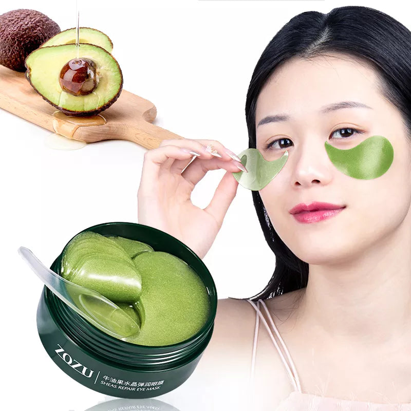 60 Pcs Avocado Collagen Eye Wrinkle Mask - Accessory Monk