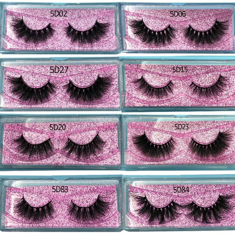 3pcs 5D Mink Fur Strip Eyelash - Accessory Monk