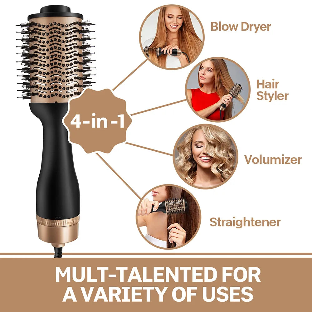 Professional 5 in 1 Hair Saloon Dryer Brush - Accessory Monk