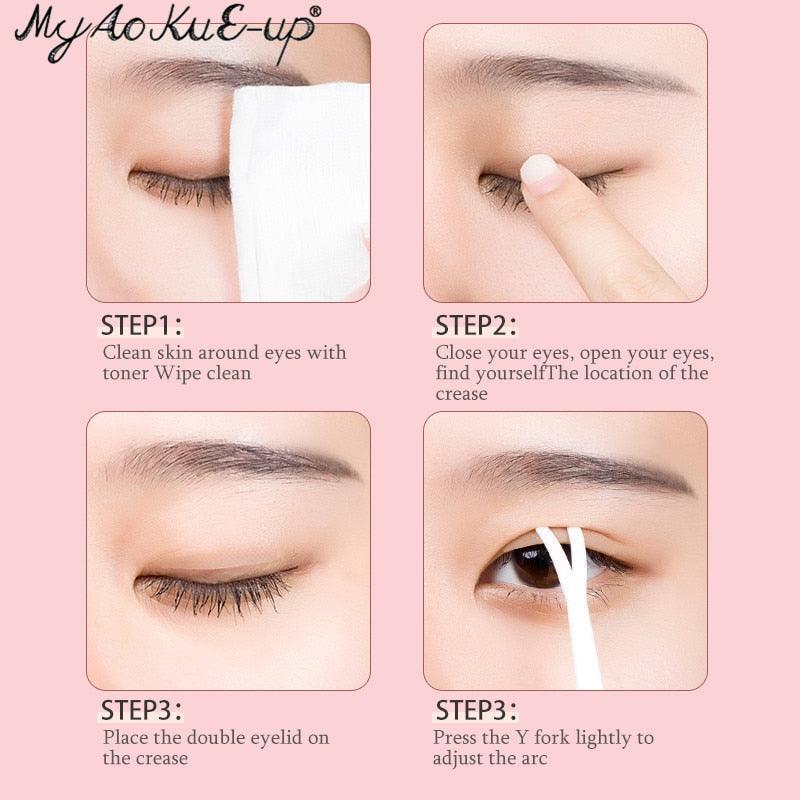 600Pcs/Box Big Eyelid Tape Sticker - Accessory Monk