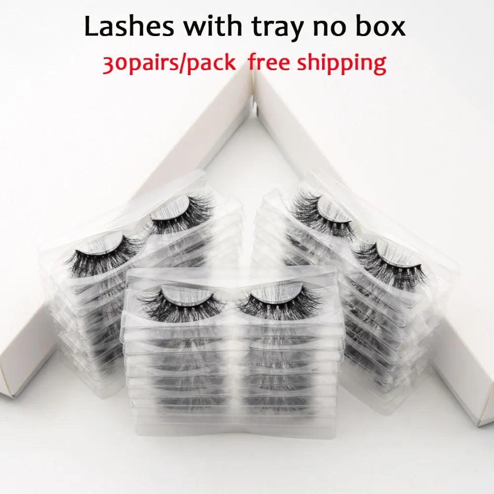 30 pairs 3D Mink Eyelashes - Accessory Monk