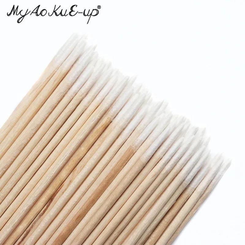 300pcs Disposable Ultra-small Cotton Swab - Accessory Monk