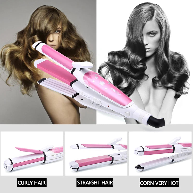 3 IN 1 Multi-function Hair Curlers - Accessory Monk