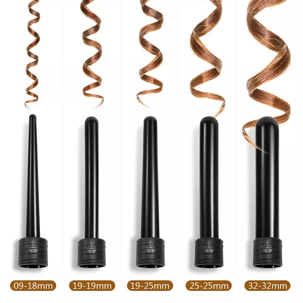 5 in 1 Multifunctional Hair Curling Iron - Accessory Monk