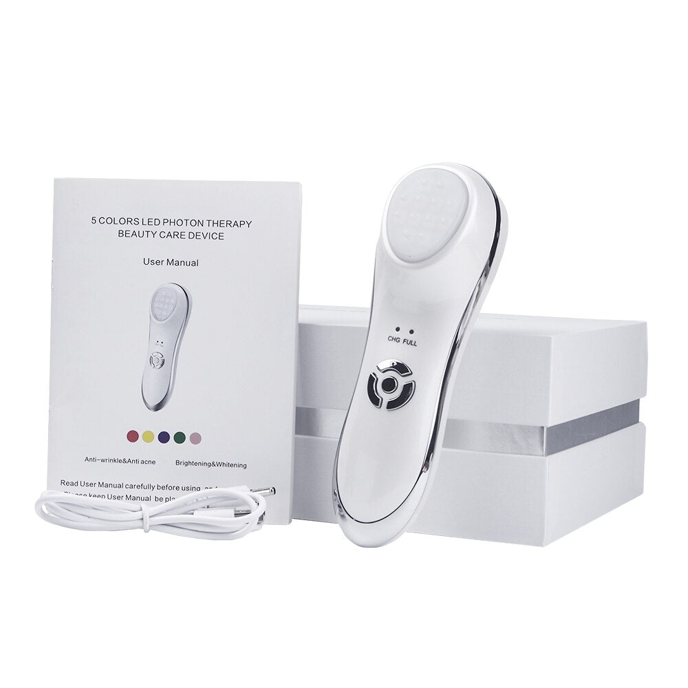 2 in 1 Ultrasonic Vibration Facial Massager - Accessory Monk