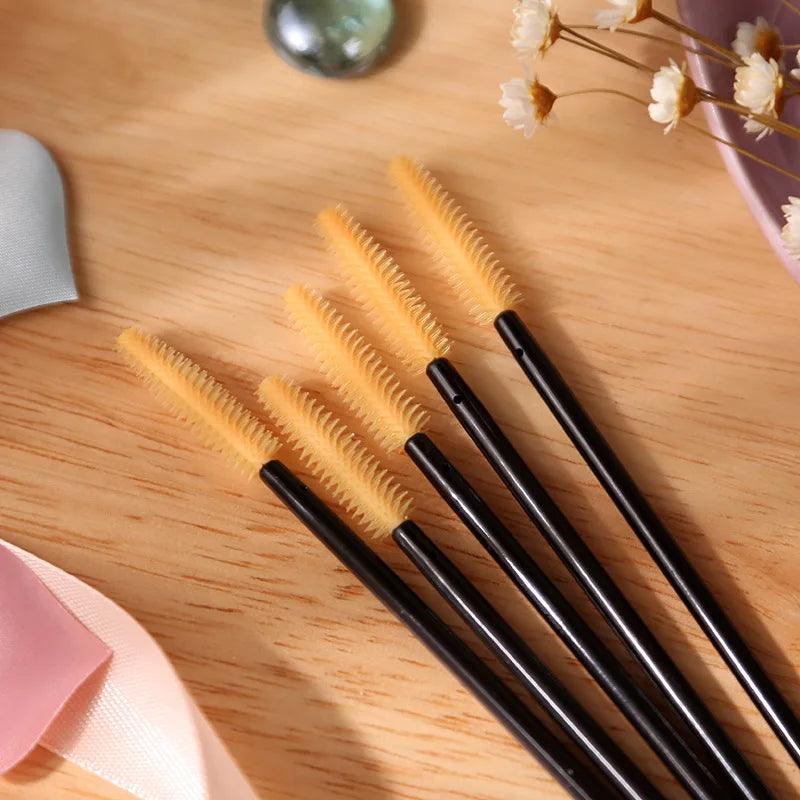 50 pcs Disposable Silicone Mascara Stick - Accessory Monk