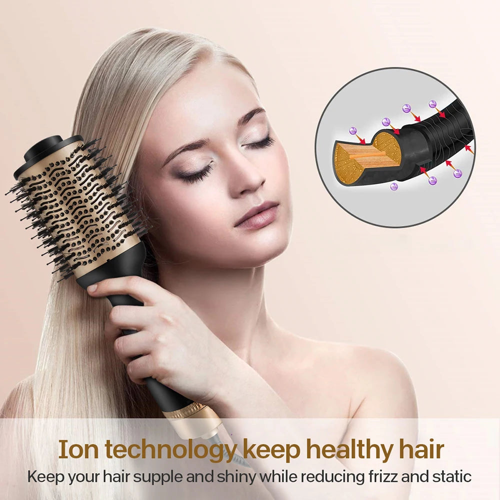 Professional 5 in 1 Hair Saloon Dryer Brush - Accessory Monk