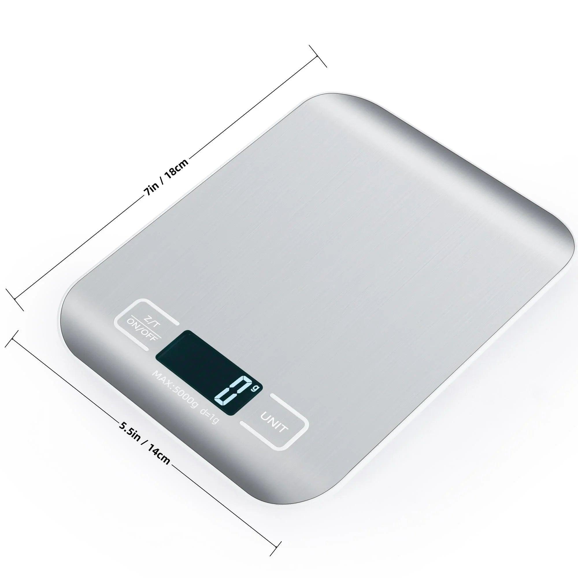 Stainless Steel Digital Display Kitchen Scale - Accessory Monk