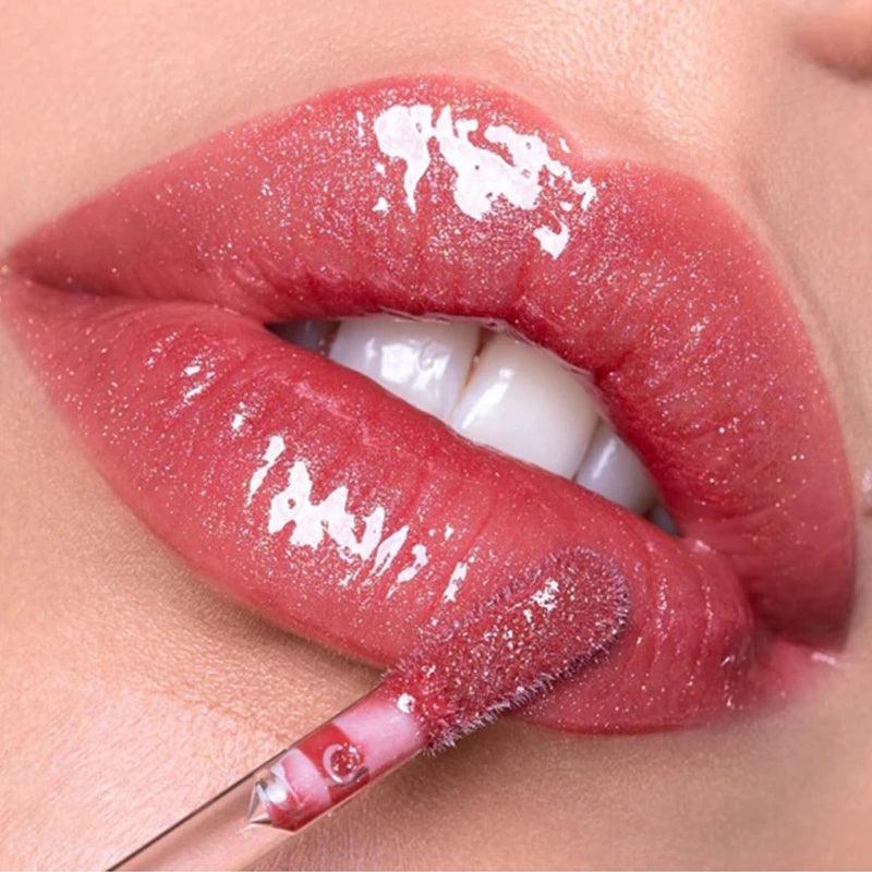 Waterproof 12 Colors Mirror Glitter Lip Gloss - Accessory Monk