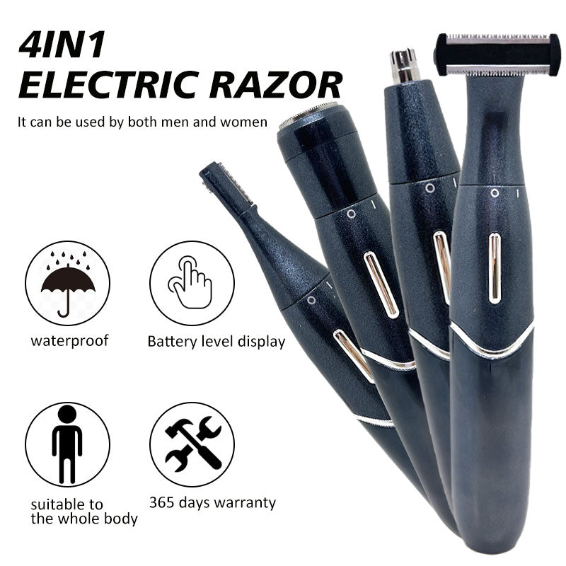 4 in 1 Painless Hair Trimmer - Accessory Monk