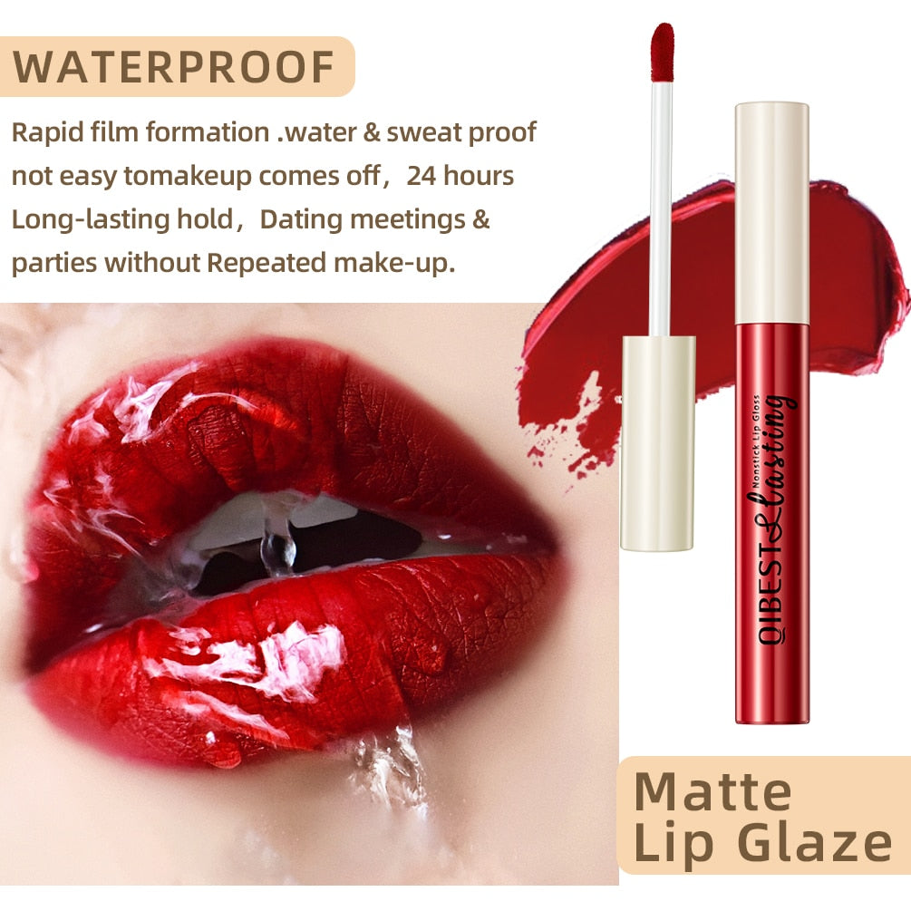 Women Beauty Red Cup Waterproof Lipstick - Accessory Monk