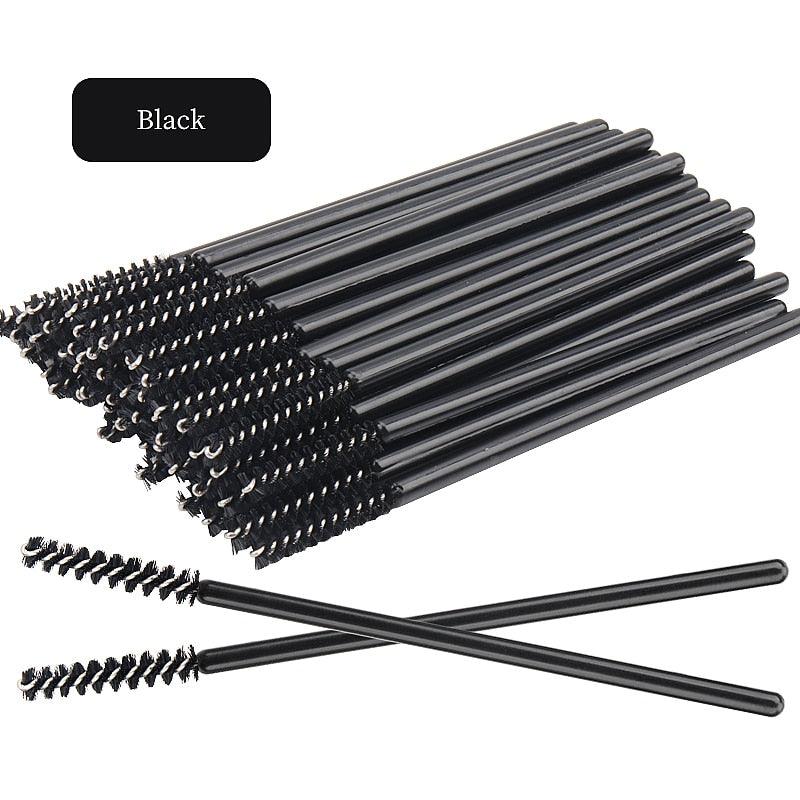 50Pcs Makeup Eyelash Brushes - Accessory Monk