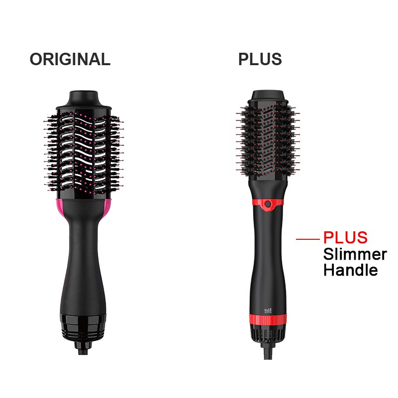 2 in 1 One Step Volumiser Hair Straightener - Accessory Monk