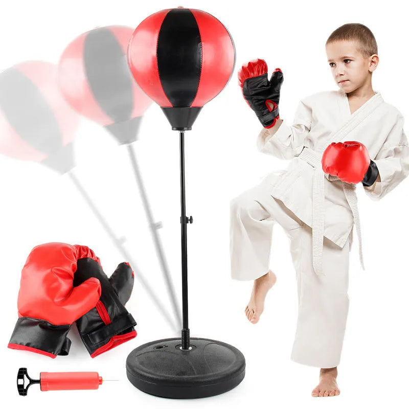 Kids Adjustable Vertical Training Punching Bag - Accessory Monk