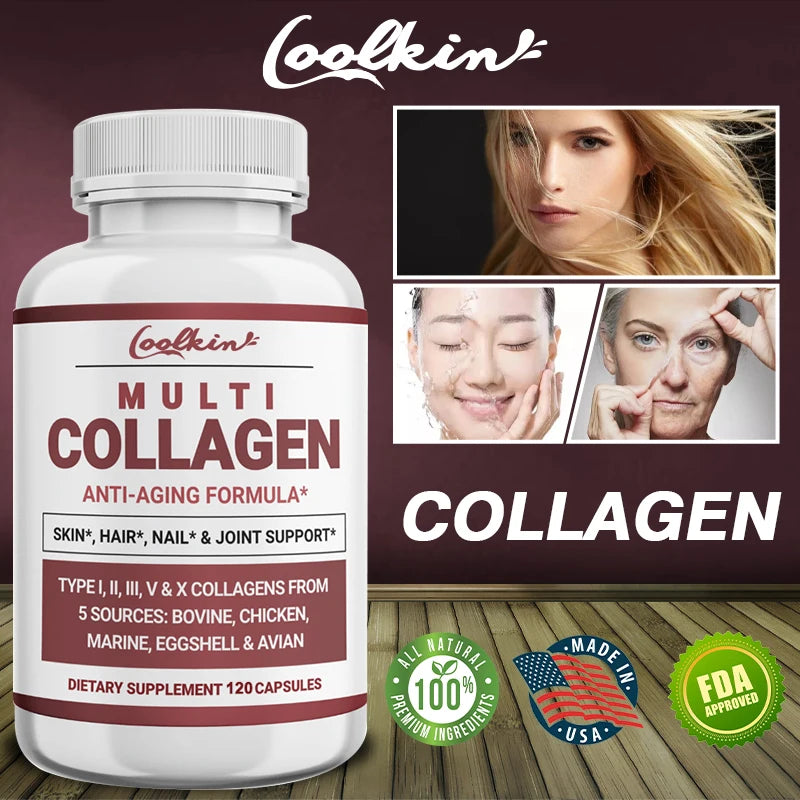 Multiple Collagen Peptide Powder Capsules - Accessory Monk