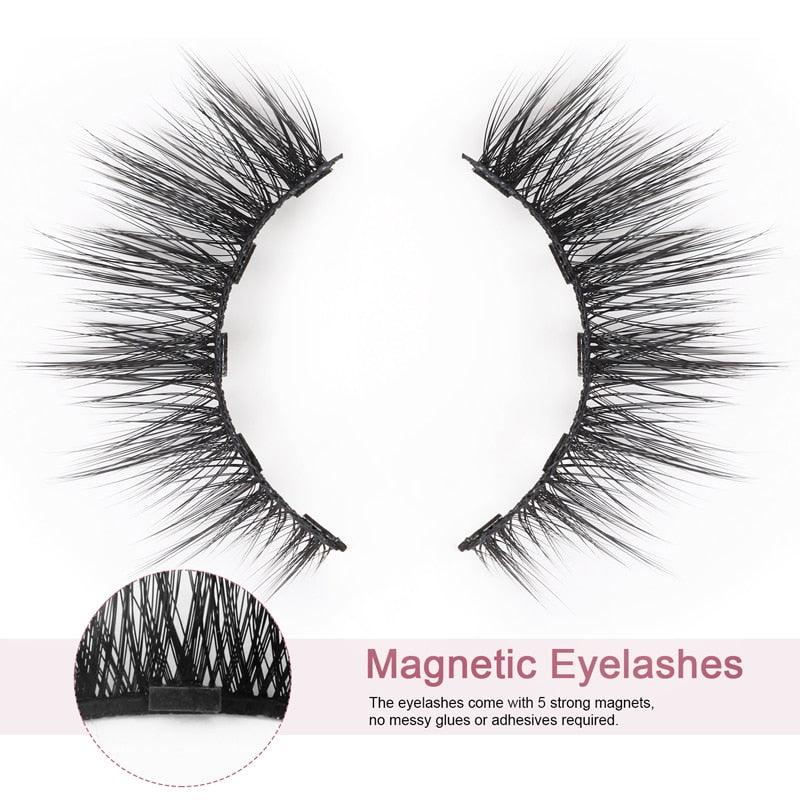 5 Pairs 3D False Eyelashes Tools - Accessory Monk