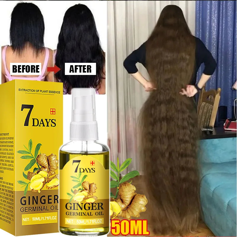 Fast Hair Growth Ginger Serum Oil - Accessory Monk