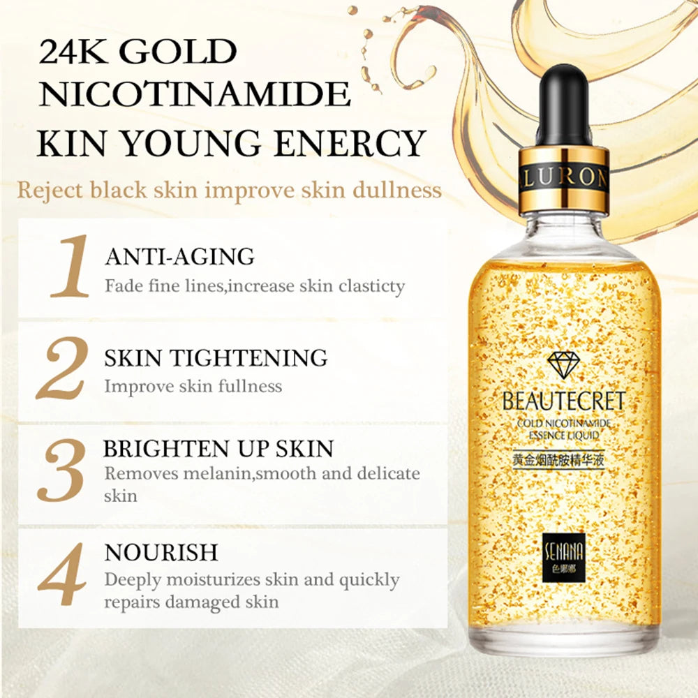 24K Golden Niacinamide Essence Liquid Moisturizer - Accessory Monk