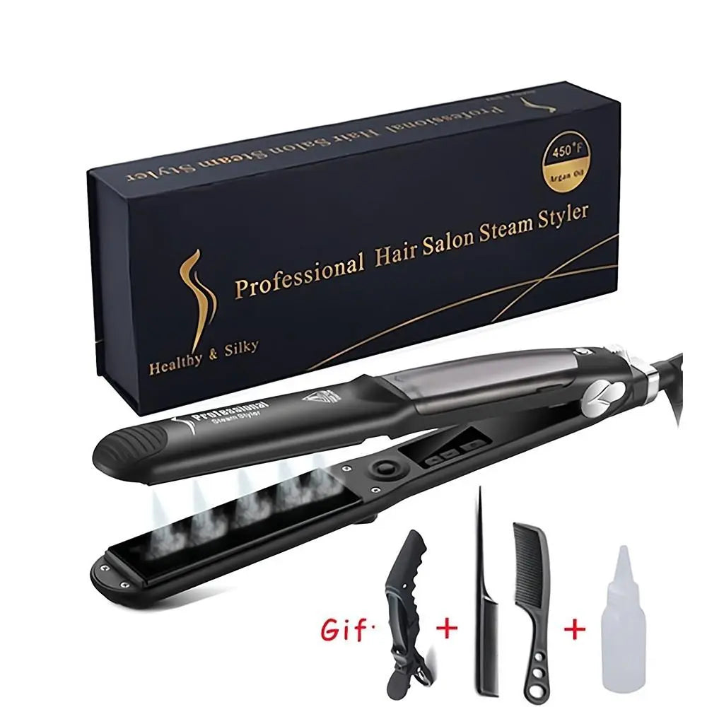 Professional 6 Gear Temperature Hair Curler & Straightener - Accessory Monk
