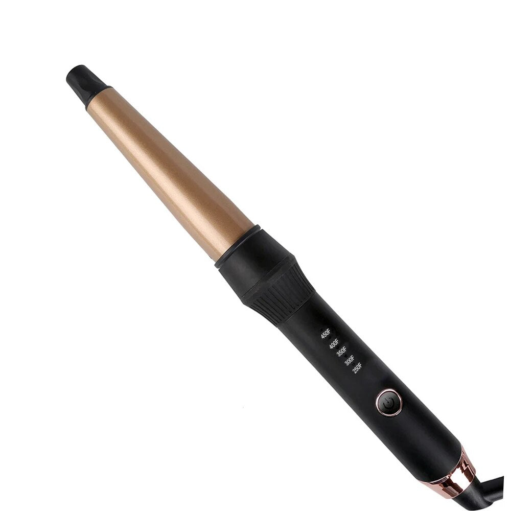 LCD Display Ceramic Curling Iron - Accessory Monk