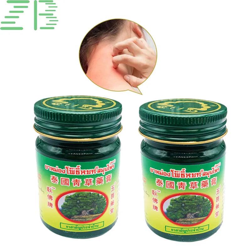 50g/pc Thailand Green Herbal Cold Headache Balm - Accessory Monk