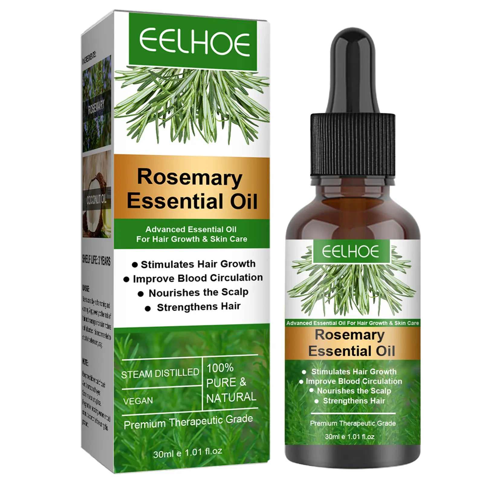 Rosemary Essential Oil For Hair Growth - Accessory Monk