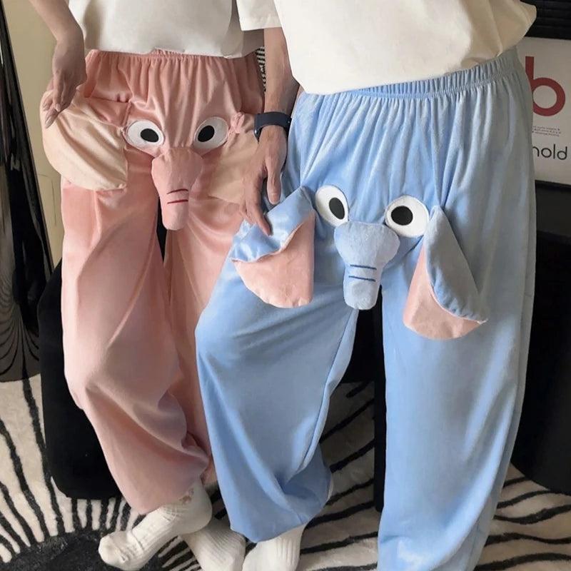 Funny Couple Elephant Pajama - Accessory Monk