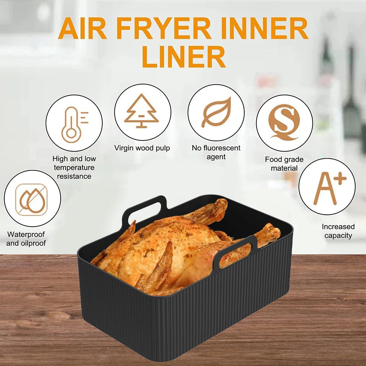 2PCS Air Fryer Silicone Tray - Accessory Monk