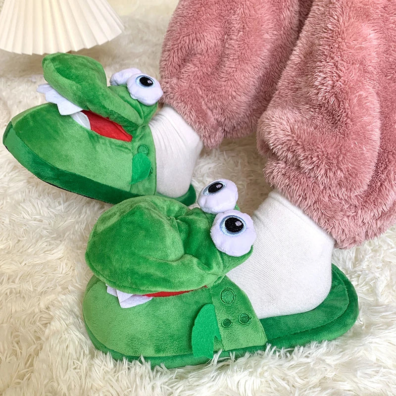 Crocodile Plush Slides - Accessory Monk