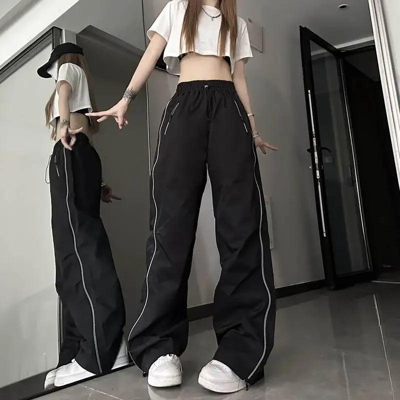 Women Streetwear Cargo Pants - Accessory Monk