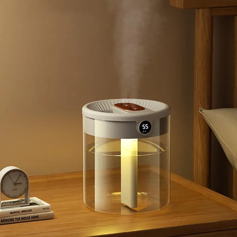 Double Nozzle Air Humidifier With LCD - Accessory Monk