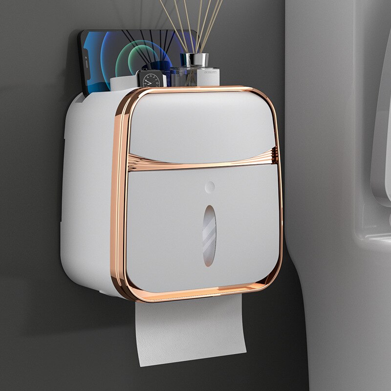 Toilet Paper Holder Tissue Box - Accessory Monk