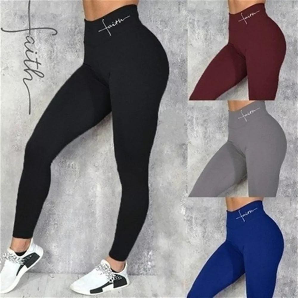 Hip Lift Elastic High Waist Leggings - Accessory Monk