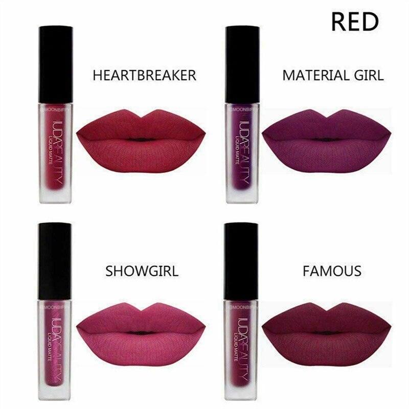 4pcs/set Lipgloss Mini Lip Glaze Set - Accessory Monk