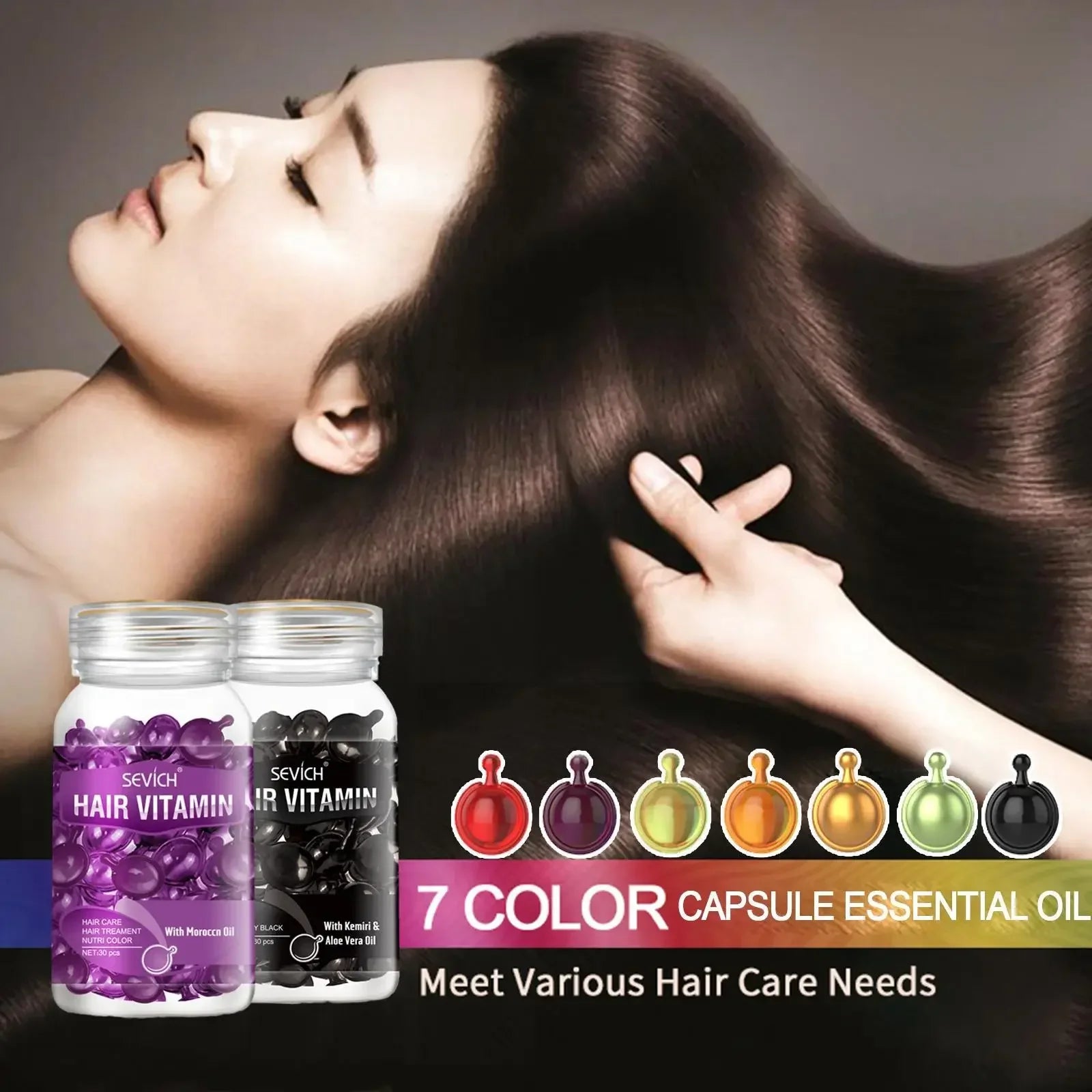 30pcs Hair Vitamin Oil Capsule - Accessory Monk