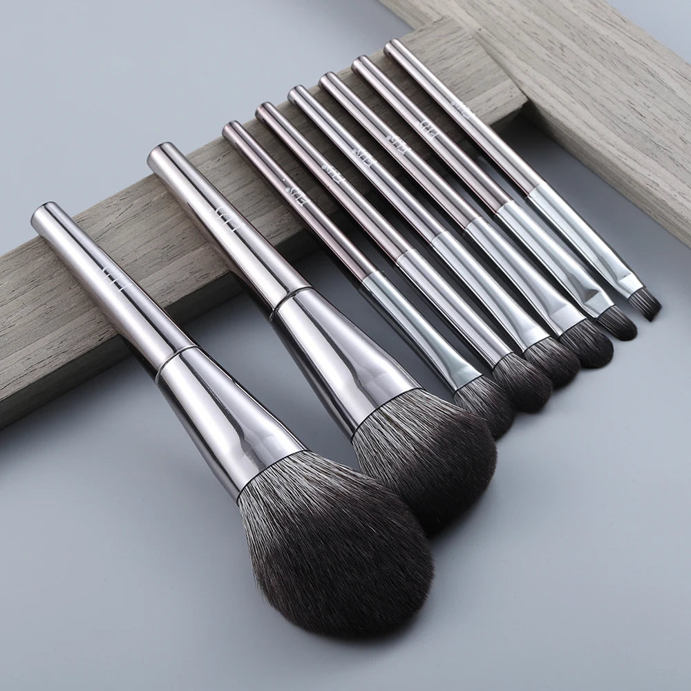 Natural Hair Green Makeup Brushes - Accessory Monk