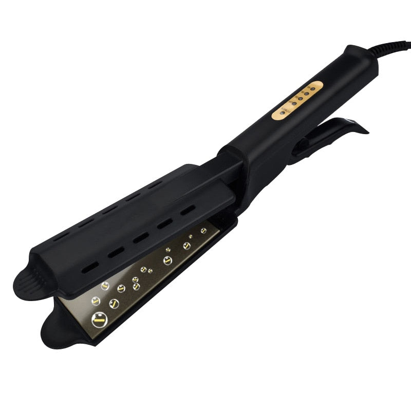 New Ceramic Tourmaline Flat Iron Hair Straightener - Accessory Monk