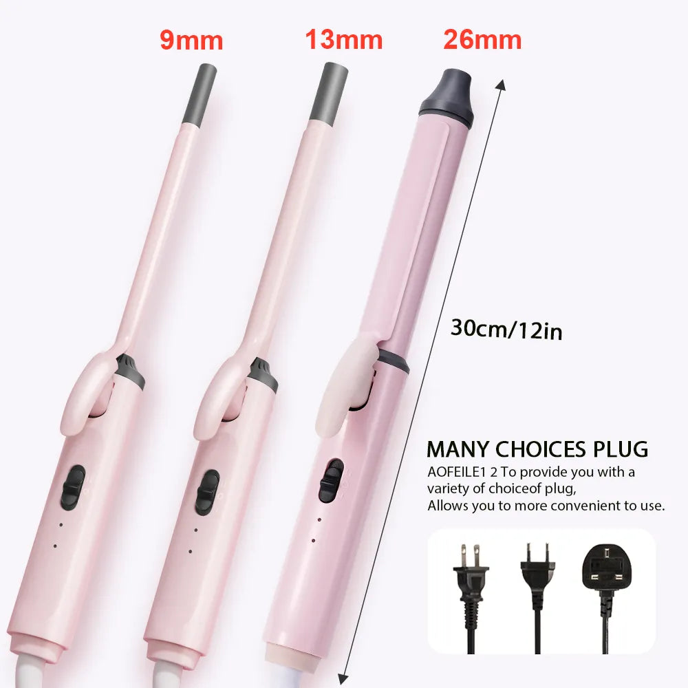 9/13/26mm Mini Electric Hair Curling Iron - Accessory Monk