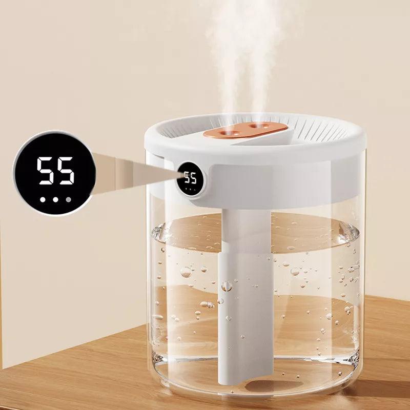 Double Nozzle Air Humidifier With LCD - Accessory Monk