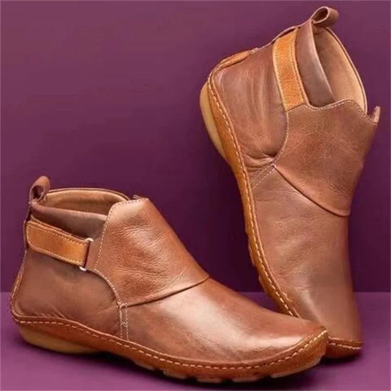 Ladies Waterproof Ankle Boots - Accessory Monk