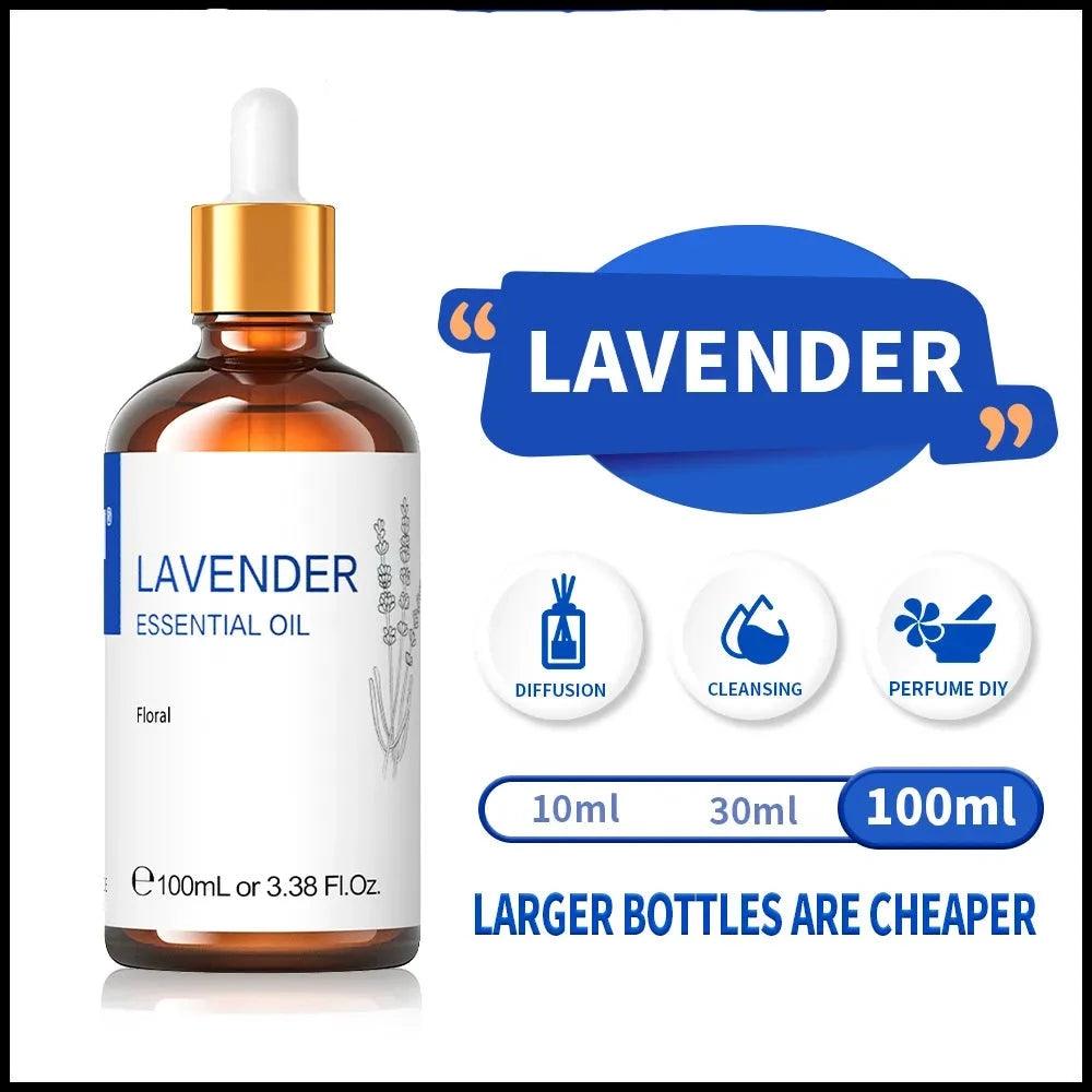 100ML Lavender Essential Oil for Aromatherapy - Accessory Monk