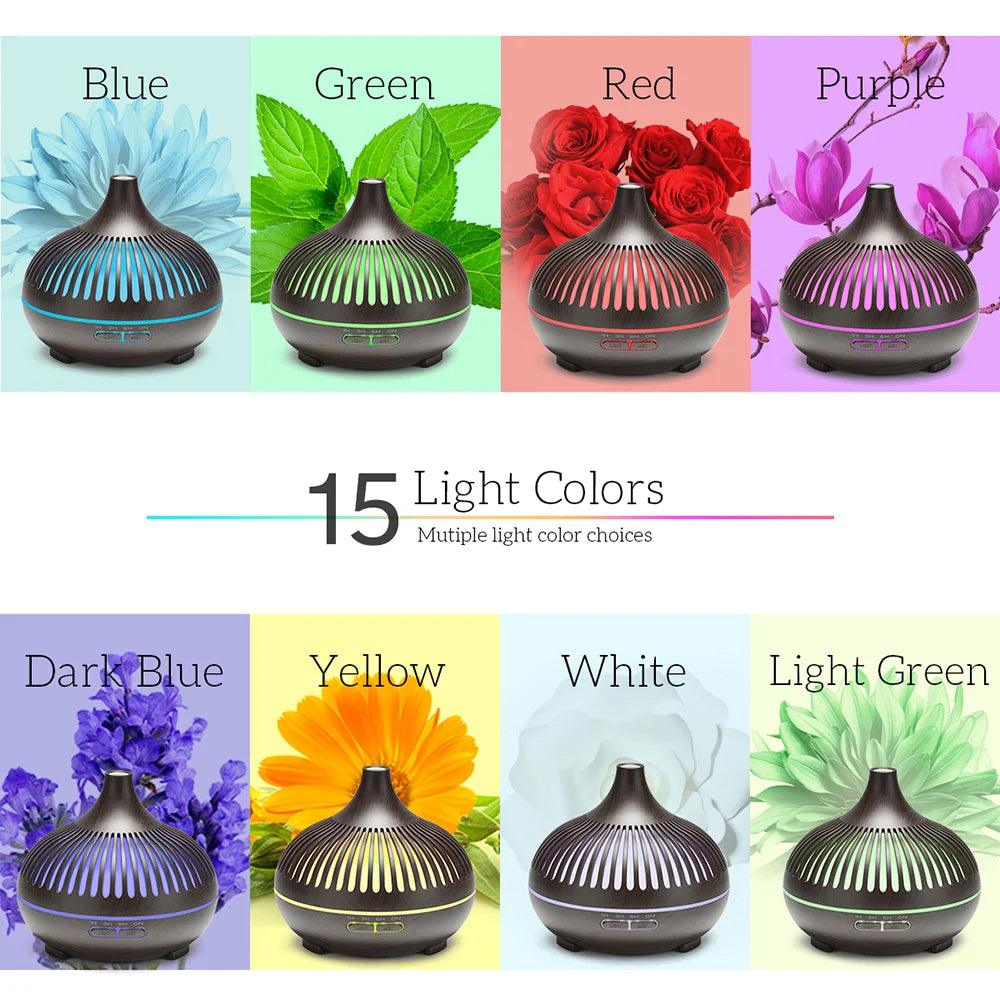 500ML Essential Oil Diffuser Ultrasonic Humidifier - Accessory Monk