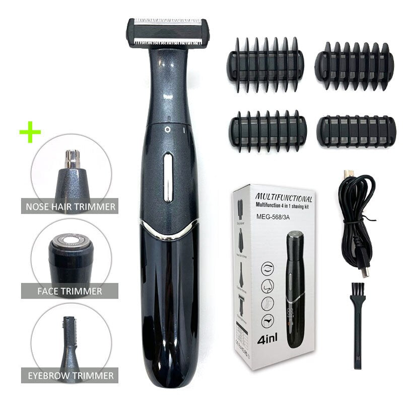 4 in 1 Painless Hair Trimmer - Accessory Monk