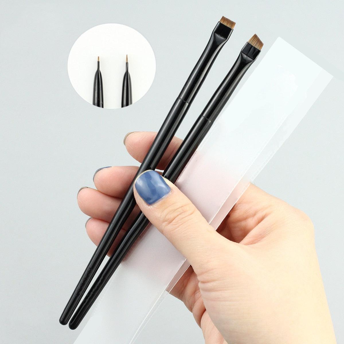 1/2pcs Blade Makeup Brushes - Accessory Monk