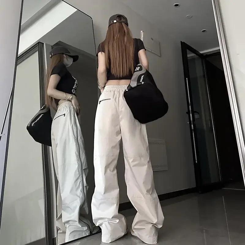 Women Streetwear Cargo Pants - Accessory Monk