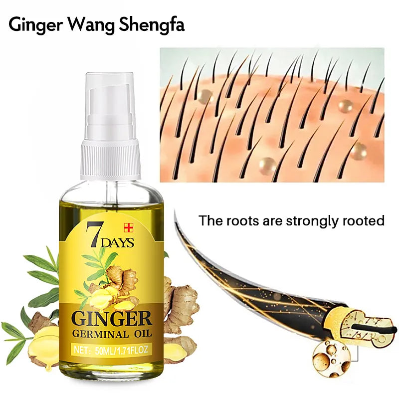 Fast Hair Growth Ginger Serum Oil - Accessory Monk