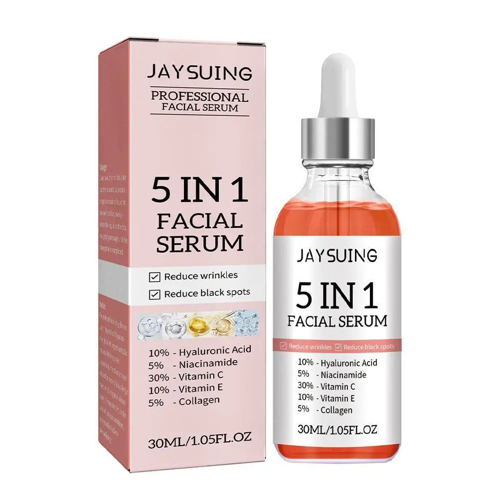 30ml 5 In 1 Moisturizing Hyaluronic Acid Anti Wrinkle Face Serum - Accessory Monk