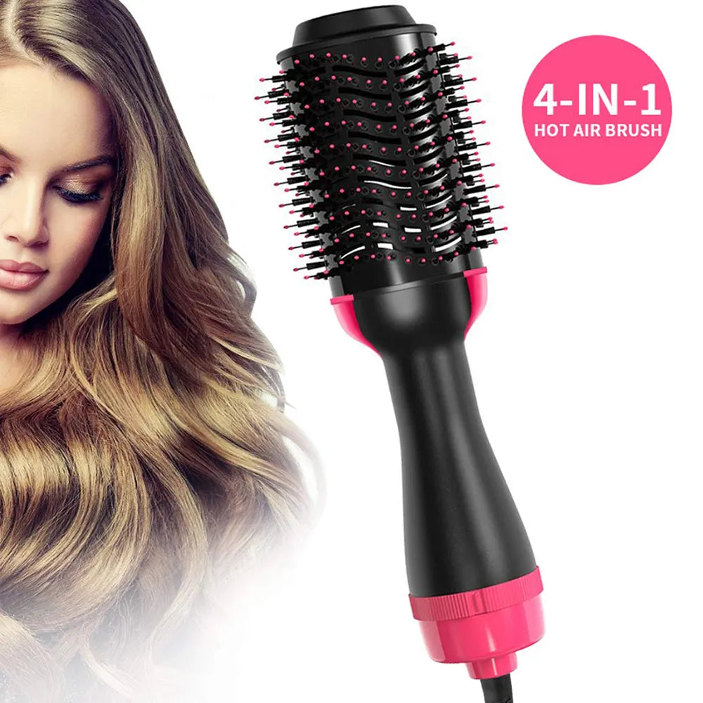 Hair Dryer Multifunctional Hot Air Brush Styler - Accessory Monk