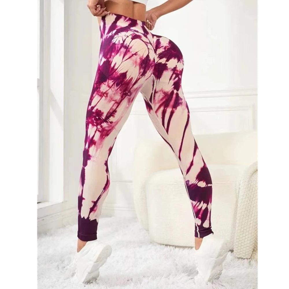 Women Dye Seamless Yoga Pants - Accessory Monk