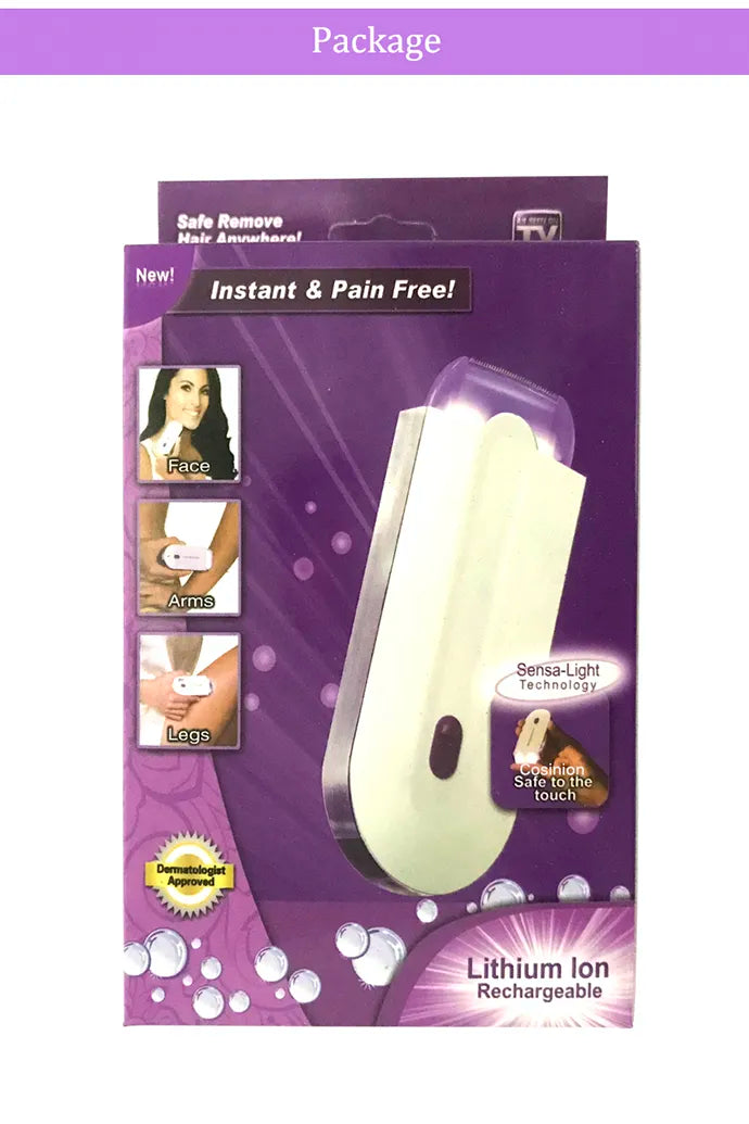 Electric Pain Free Hair Removing Epilator - Accessory Monk